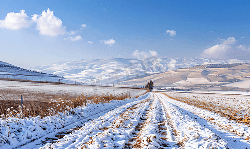 冬季圣地乡村景观