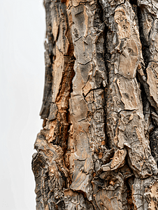 阿里巴巴icon摄影照片_药用印楝树皮在白色背景