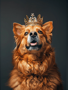 狗展上的骑士王犬肖像