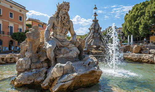 海神广场上的海王星喷泉