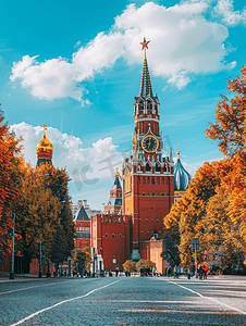 莫斯科克里姆林宫红场塔楼图片