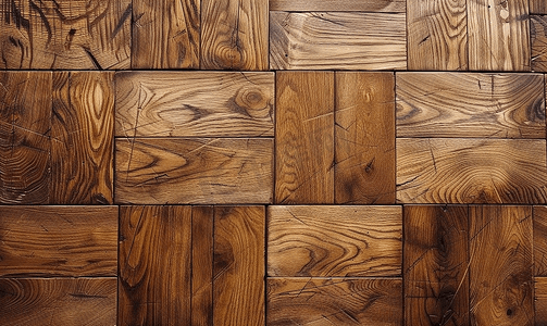 浅色木板摄影照片_漆橡木镶木地板的背景