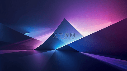 促销蓝紫色背景图片_618蓝紫色数码科技直播间背景
