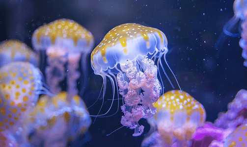 水族馆里的水母