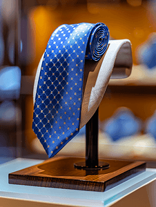 展示架上的意大利制造丝绸领带