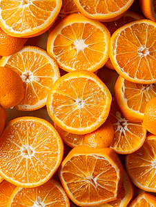 带皮的橘子片去皮的水果
