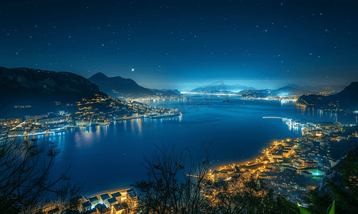 令人惊叹的海景夜景