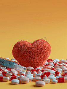 安稳血糖仪摄影照片_假药盒上面写着“心脏”病名和血糖仪