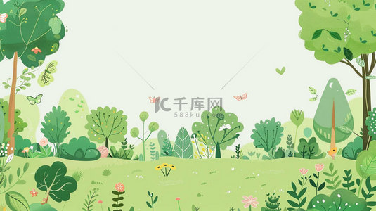 芒种荷花素材背景图片_小鸟树木草地合成创意素材背景