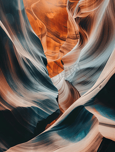 亚利桑那州羚羊峡谷位于美国佩吉附近的纳瓦霍土地上