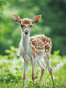 麋鹿背景摄影照片_草地背景上的鹿