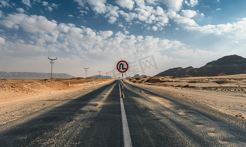 建筑城市标志摄影照片_埃及道路禁止使用手机标志