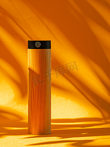 橙色木条上的电池充电指示器充电水平