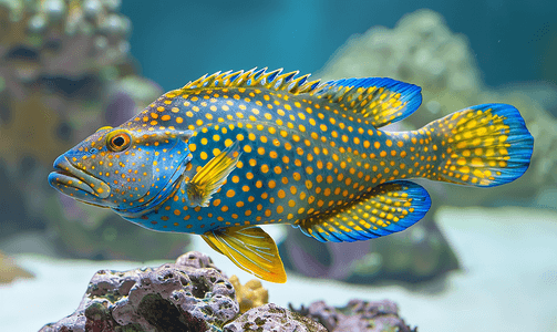 色彩缤纷的石斑鱼