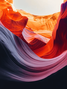 亚利桑那州羚羊峡谷位于美国佩吉附近的纳瓦霍土地上