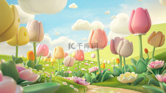 素材花卉素材背景图片_花卉植物彩色合成创意素材背景