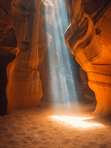 羚羊峡谷景观与光线