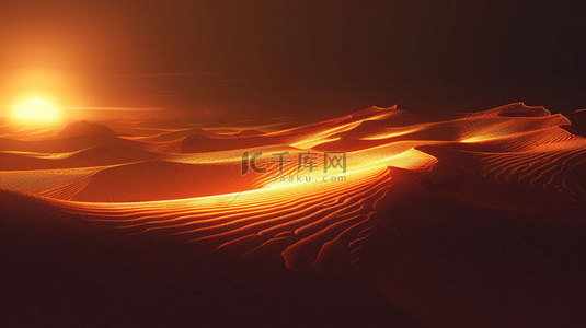 新年简约元素背景图片_沙漠沙丘简约合成创意素材背景