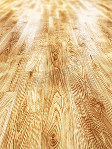 浅色木板摄影照片_浅色橡木实木复合地板