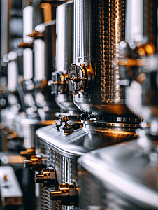 酿酒厂的自动葡萄酒灌装金属机械