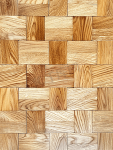 地板自然摄影照片_浅色橡木实木复合地板