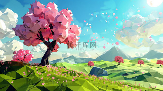 秋冬落叶背景图片_树木落叶飞鸟合成创意素材背景