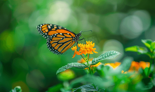 蝴蝶在吃花