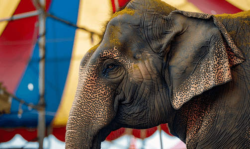 马戏团大象细节