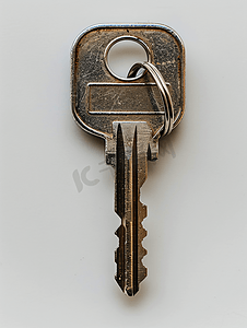 圆柱锁中带有方形钥匙扣的钥匙
