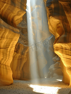 亚利桑那羚羊峡谷内的光线