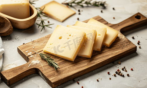 母婴室文化墙摄影照片_传统瑞士拉可雷特奶酪和法国奶酪