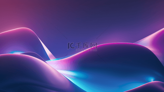 促销蓝紫色背景图片_618蓝紫色数码科技直播间背景