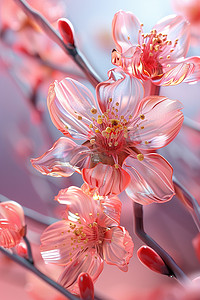 樱花盛开摄影图真实照片