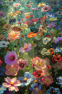 花朵雏菊摄影图写实照片