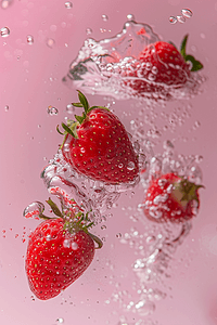 草莓摄影图水果照片写实