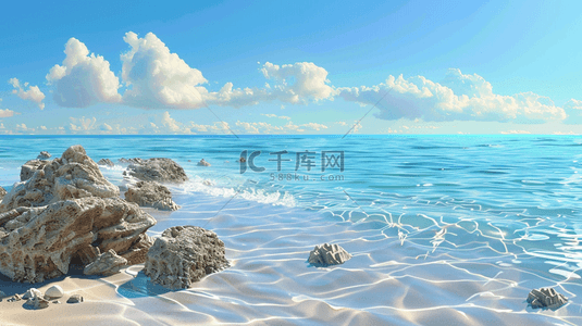 海面蓝色背景背景图片_清澈海水水珠海浪风景景色的背景