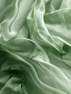 双节棍背景图摄影照片_背景灰绿色透明丝织物