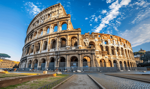 罗马历史中心的旅游照片