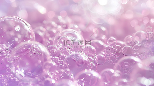粉红色紫色背景气泡