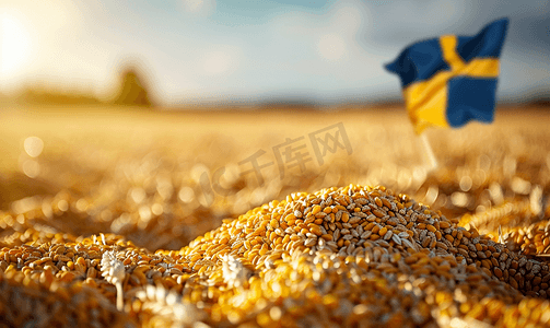 瑞典关于谷物小麦贸易出口和经济概念
