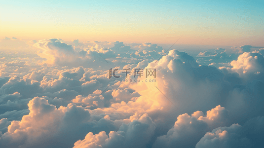 高空漂流背景图片_高空大气层白云唯美背景