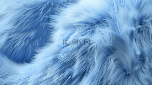 毛茸茸的狐狸背景图片_蓝色艺术风格毛茸茸的背景