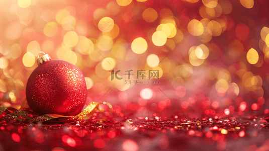 红色圆球背景图片_红色喜庆中式场景布置的背景