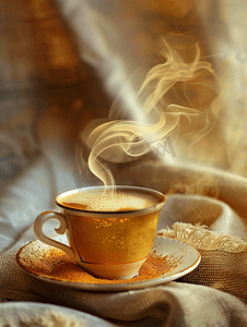 早上一杯热咖啡