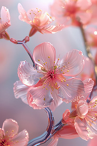 照片盛开樱花真实摄影图