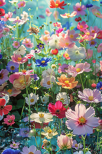 照片写实花朵雏菊摄影图