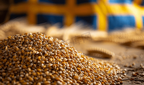 瑞典关于谷物小麦贸易出口和经济概念