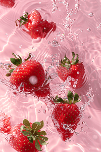 水果背景背景图摄影照片_水果摄影图照片写实草莓