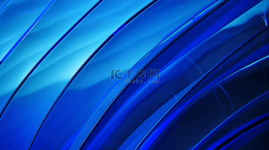 蓝色线条纹理流线质感飘逸抽象商务的背景