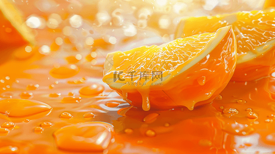 两块切开的橙子背景图片_桌面水果橙子切开摆放的背景